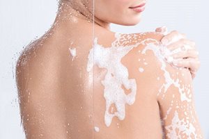 Cleanse atopic skin gently