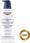 EUCERIN COMPLETE REPAIR Emollient Réparateur 5% Urée pour la peau sèche, rugueuse et qui tiraille.